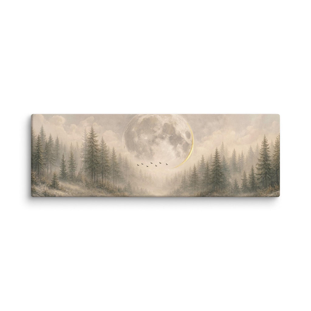 Moo birds Panorama Canvas