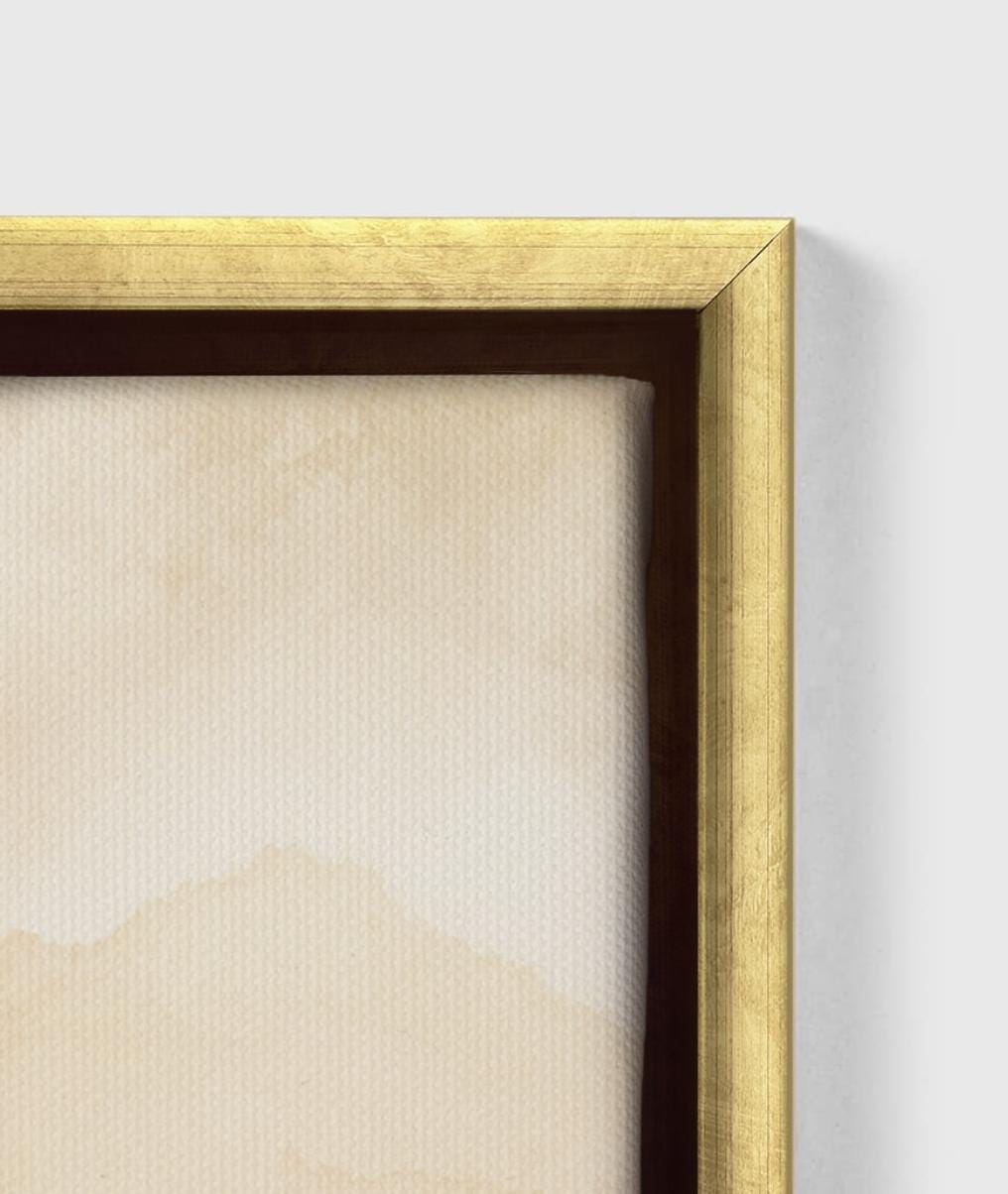 Muted Earth Tone Extra Large Panorama: Abstract Canvas Print