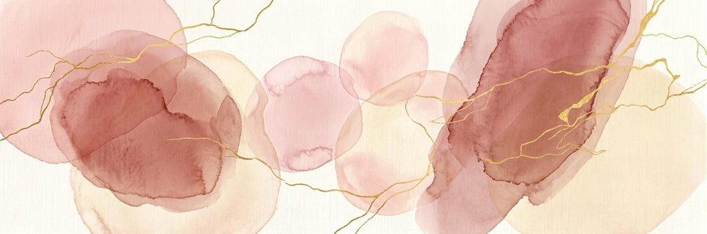 Blush Pink  Abstract Canvas Art, Neutral Muted Japandi Wall Decor Above Bed
