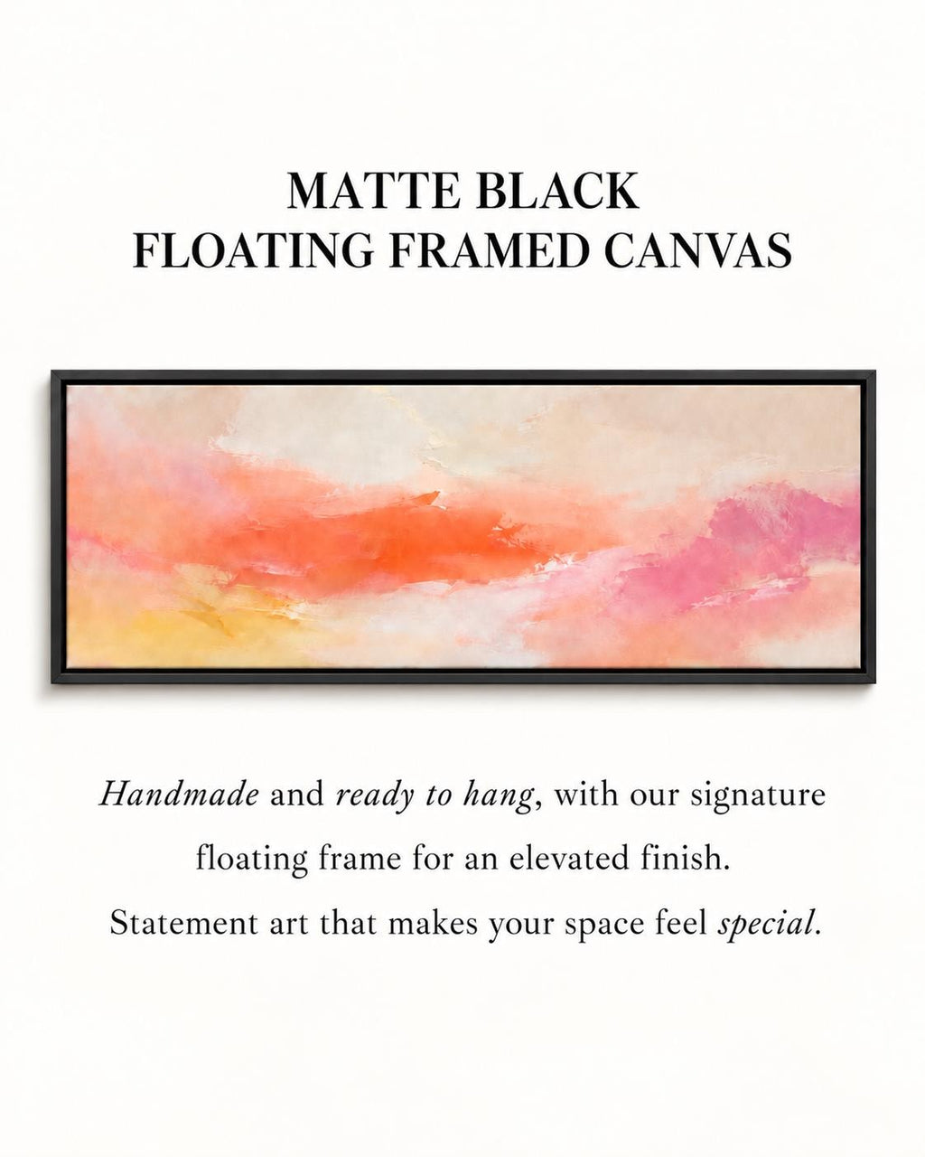Bright Pink, Coral and Peach Abstract Art Print, Modern Wall Decor