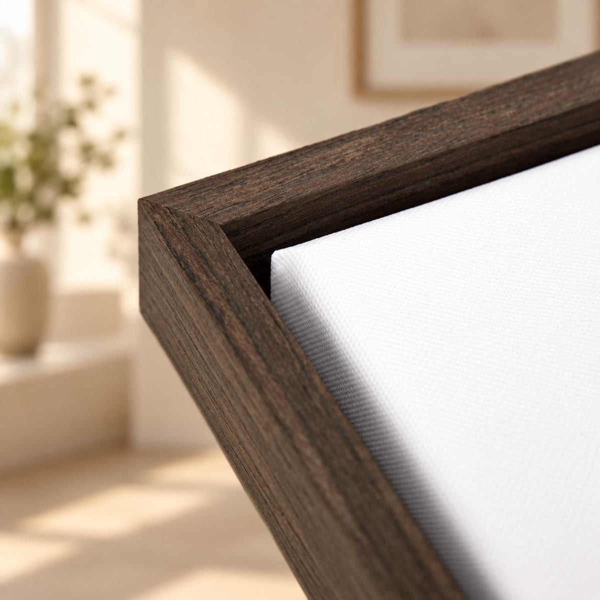 Earth Tone XL Painting: Japandi Wabi Sabi Canvas Print